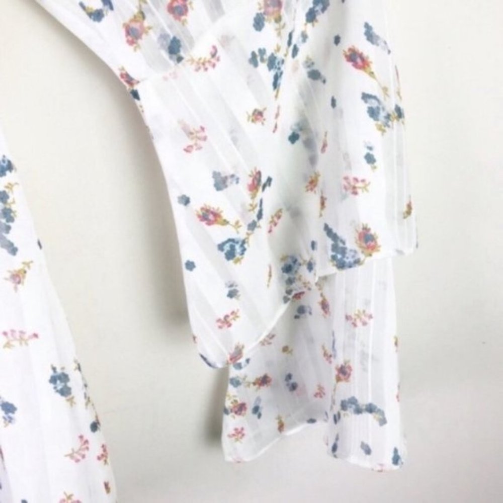 3/$15 Wayf Off The Shoulder Floral Long Sleeve NWT M - Picture 5 of 9